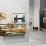 BRATECK επιτοίχια βάση τηλεόρασης LVW02E-46T, 37-70", έως 70kg, Pop-Out - Image 2