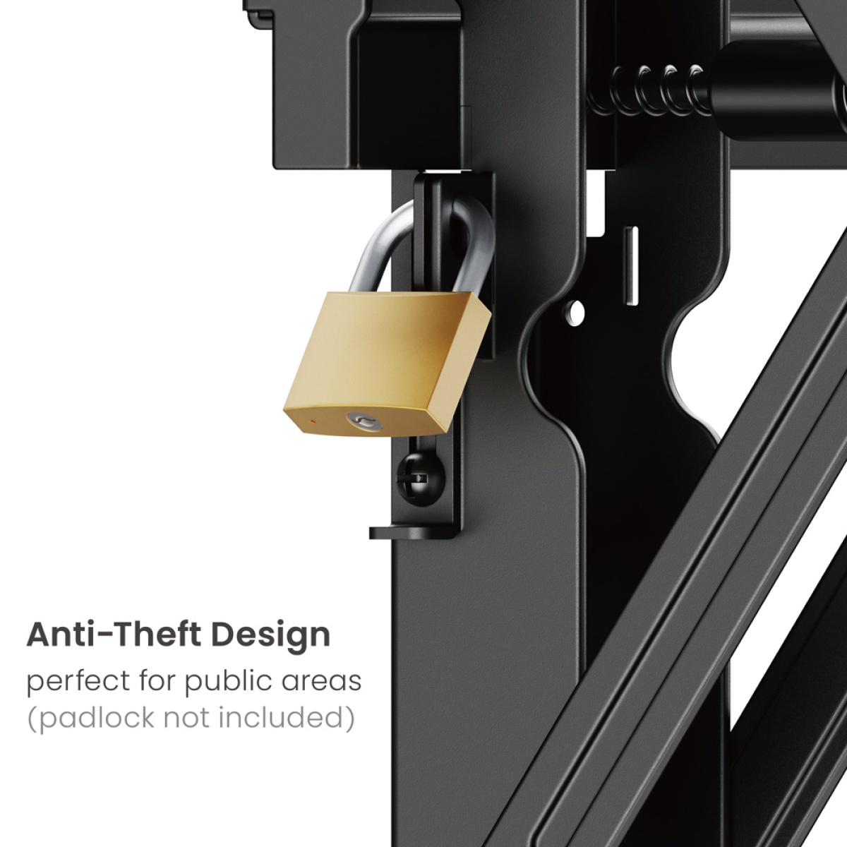 BRATECK επιτοίχια βάση τηλεόρασης LVW02E-46T, 37-70", έως 70kg, Pop-Out - Image 7