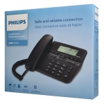PHILIPS ενσύρματο τηλέφωνο M20B-00, λειτουργία ανοιχτής ακρόασης, μαύρο - Image 3