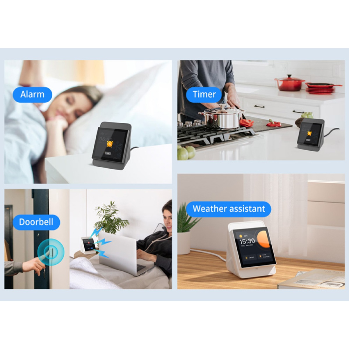 SONOFF smart panel ελέγχου NSPanel Pro, οθόνη αφής, Wi-Fi, Zigbee, λευκό - Image 3