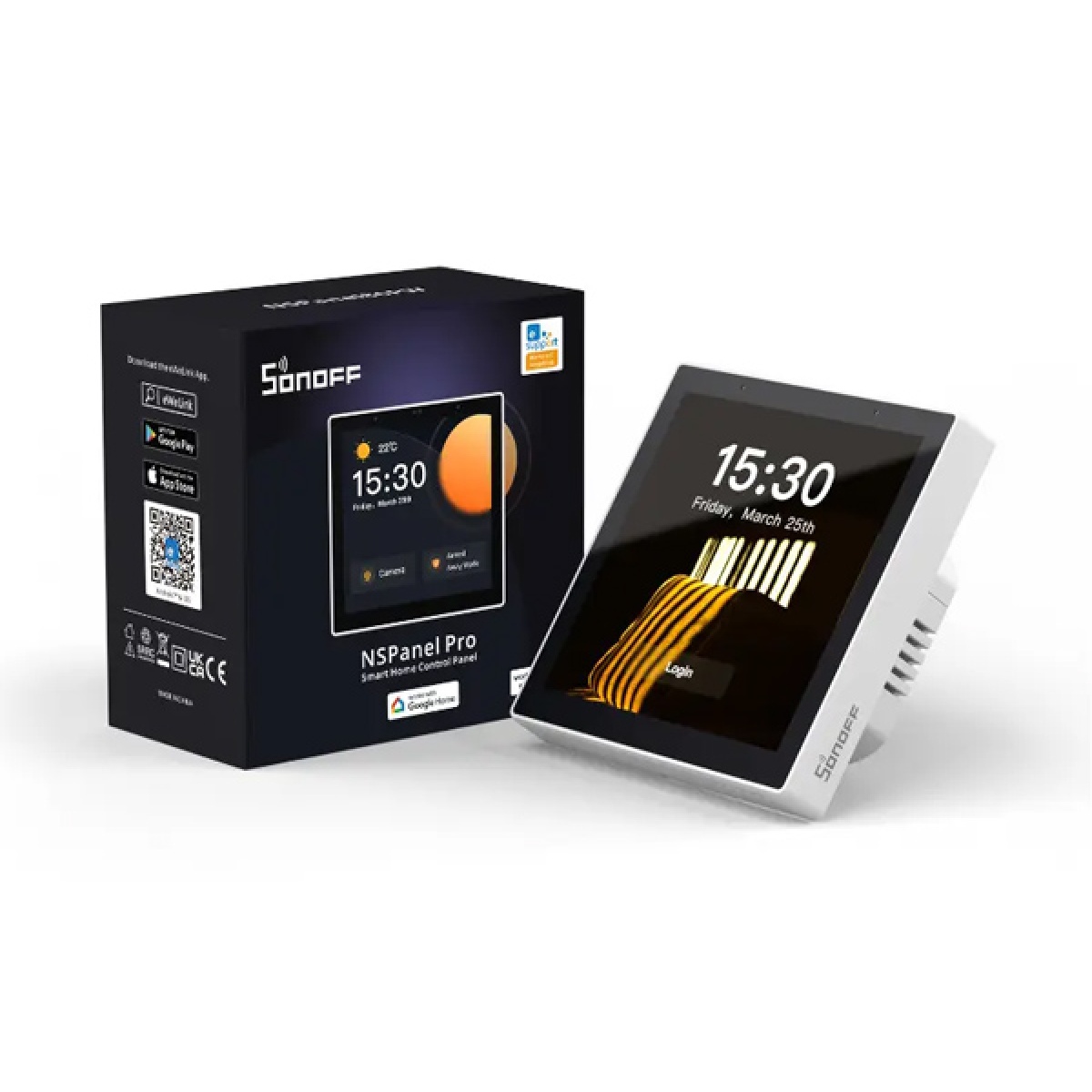 SONOFF smart panel ελέγχου NSPanel Pro, οθόνη αφής, Wi-Fi, Zigbee, λευκό - Image 5