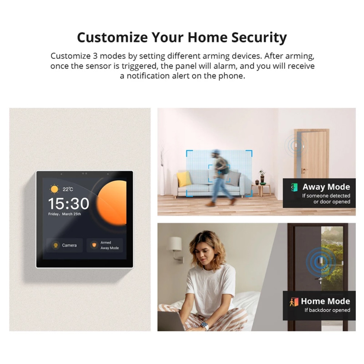 SONOFF smart panel ελέγχου NSPanel Pro, οθόνη αφής, Wi-Fi, Zigbee, λευκό - Image 10