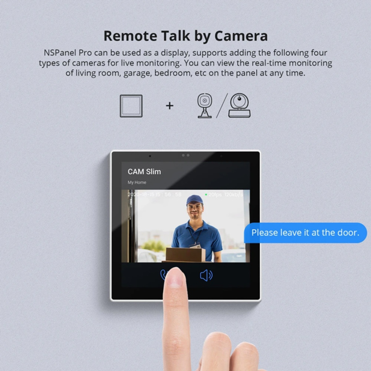 SONOFF smart panel ελέγχου NSPanel Pro, οθόνη αφής, Wi-Fi, Zigbee, λευκό - Image 11