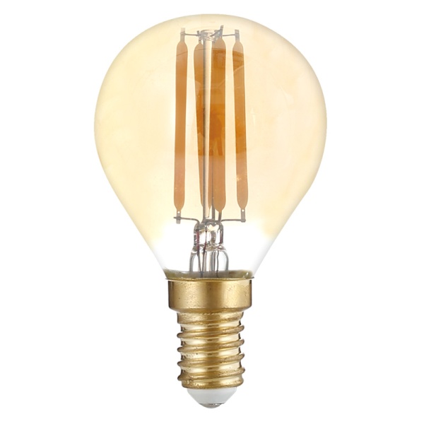 OPTONICA LED λάμπα G45 Filament 1492, 4W, 2500K, E14, 400lm