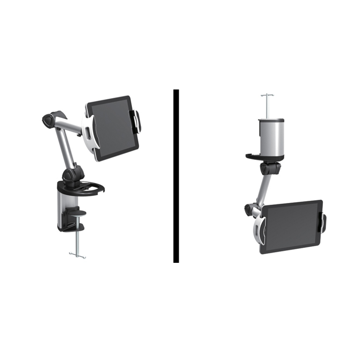 BRATECK βάση γραφείου PAD18-02 για tablet 7-10.4", γκρι - Image 3