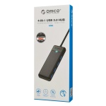 ORICO USB hub PAPW4A-C3, 4x θυρών, 5Gbps, USB-C σύνδεση, μαύρο - Image 4