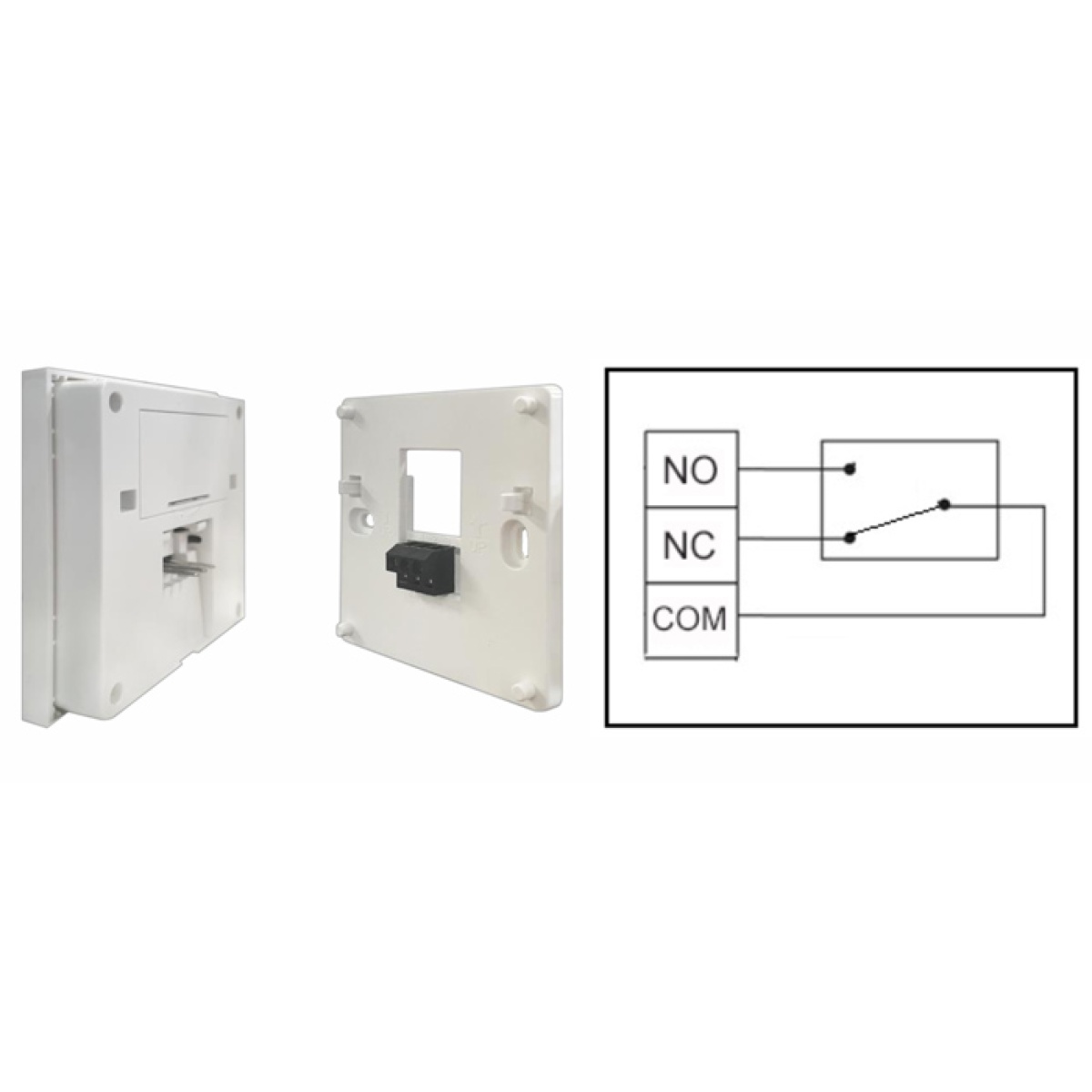 POWERTECH ψηφιακός θερμοστάτης χώρου PT-1046, αερίου, RF, λευκός - Image 2