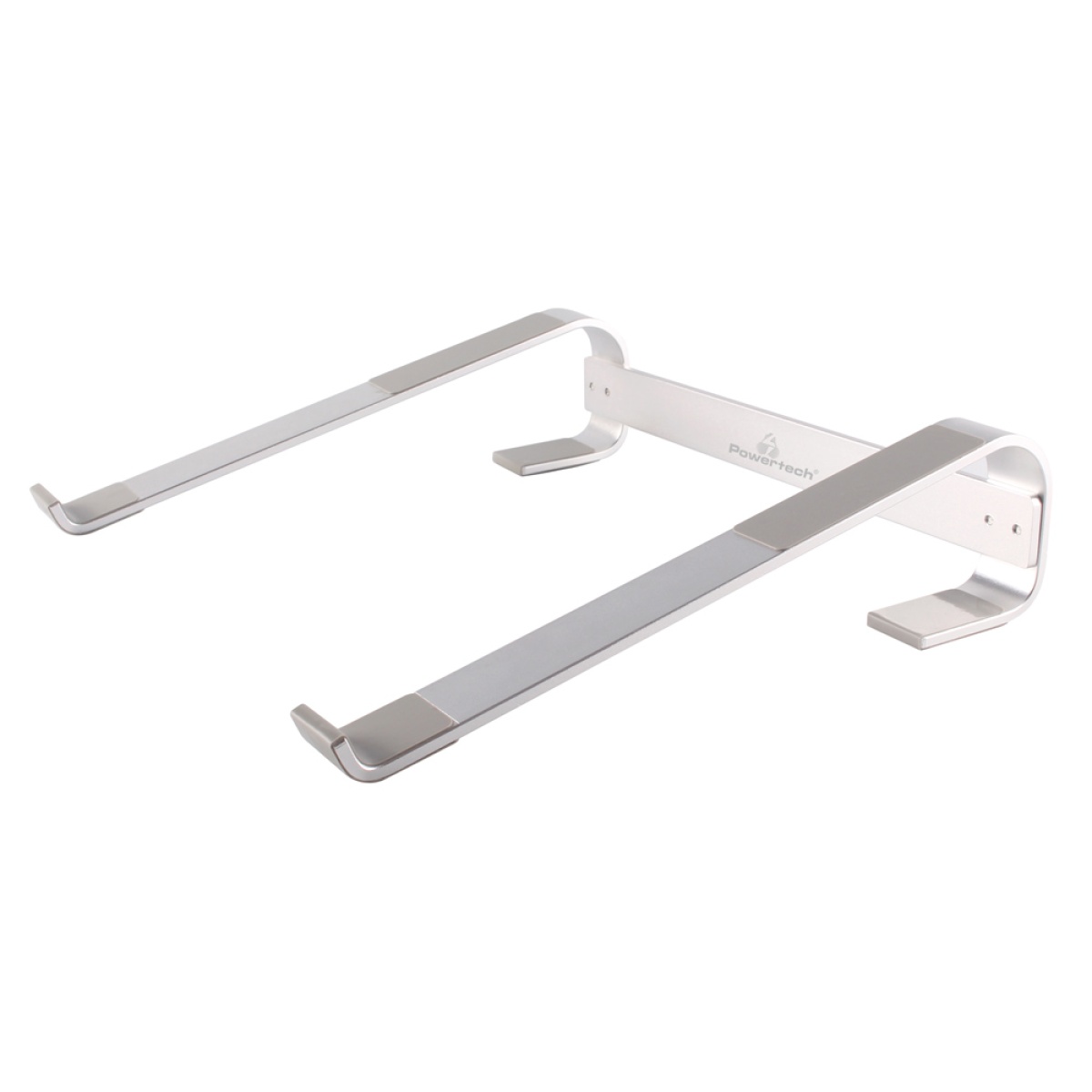 PT-1161 POWERTECH μεταλλική βάση laptop PT-1161, έως 18", ασημί - Image 1