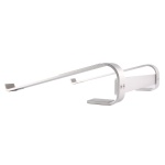 POWERTECH μεταλλική βάση laptop PT-1161, έως 18", ασημί - Image 3