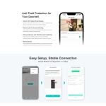 BOTSLAB smart κουδούνι με κάμερα R801, 3MP/2K, WiFi, 5000mAh - Image 8