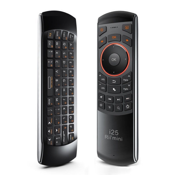 RIITEK τηλεχειριστήριο Mini i25 με πληκτρολόγιο & air mouse, 2.4GHz