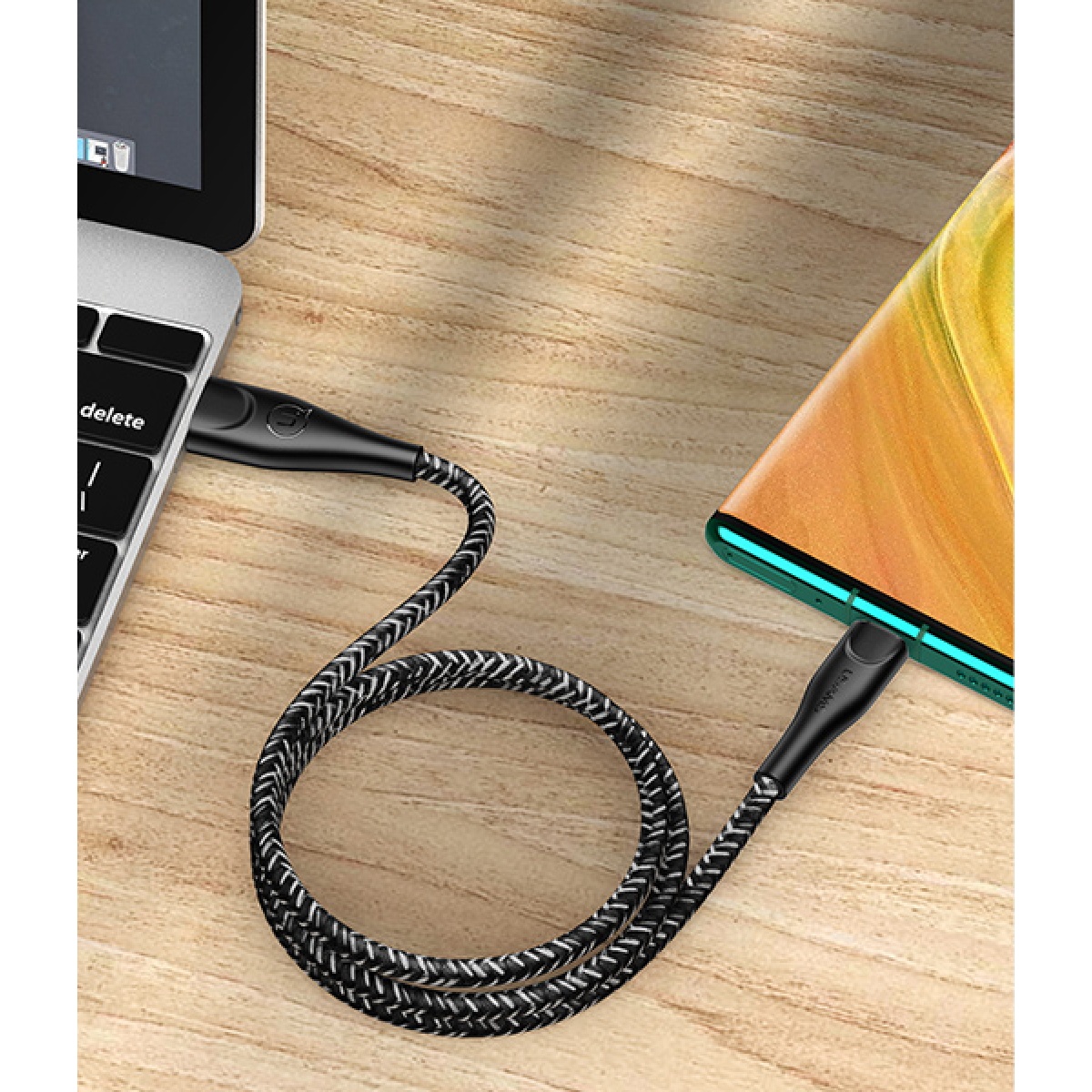 USAMS καλώδιο USB-C σε USB US-SJ392, 2A, 1m, μαύρο - Image 3