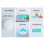 SONOFF smart αισθητήρας θερμοκρασίας & υγρασίας SNZB-02P, ZigBee - Image 4