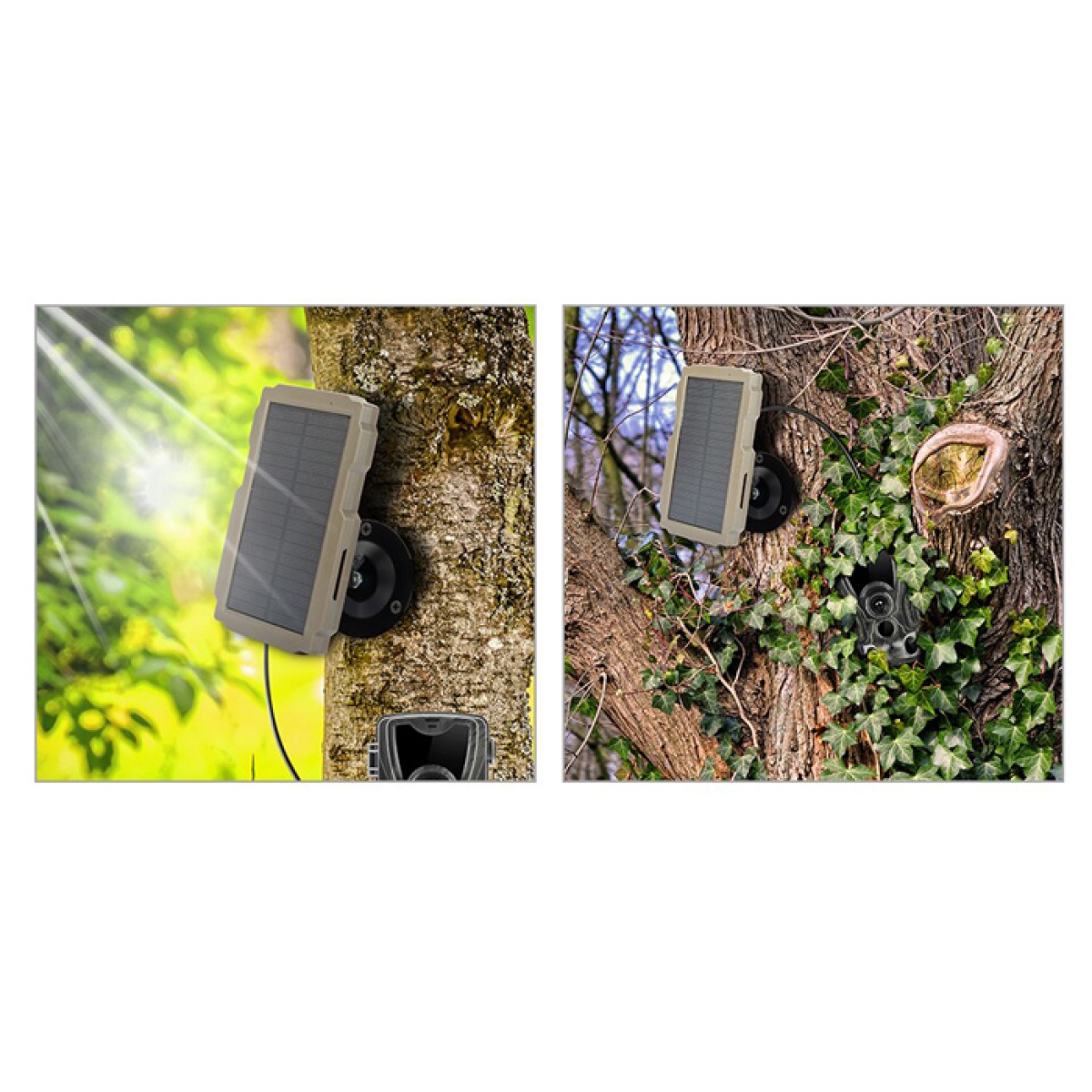 SUNTEK ηλιακό πάνελ SP08 για κάμερες, 2950mΑh, 2 εξόδων 6V & 12V, 12W - Image 2