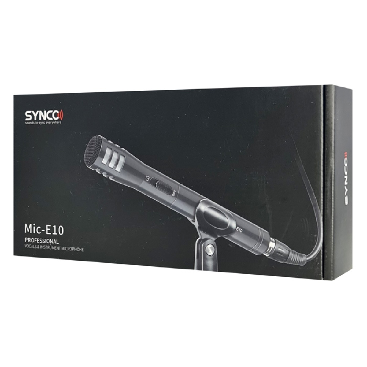 SYNCO μικρόφωνο χειρός SY-E10-MIC, δυναμικό, καρδιοειδές, XLR, μαύρο - Image 10