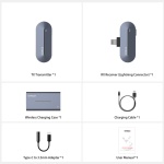 SYNCO ασύρματο μικρόφωνο P1L με θήκη φόρτισης, Lightning, 2.4GHz, γκρι - Image 3