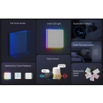 SONOFF smart διακόπτης T5-2C-86 με LED φωτισμό, διπλός, Wi-Fi, λευκός - Image 3