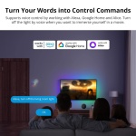 SONOFF smart διακόπτης T5-2C-86 με LED φωτισμό, διπλός, Wi-Fi, λευκός - Image 6