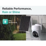 BOTSLAB smart ηλιακή κάμερα W313, 3MP/2K, WiFi, PTZ, SD, 5200mAh, IP65 - Image 13