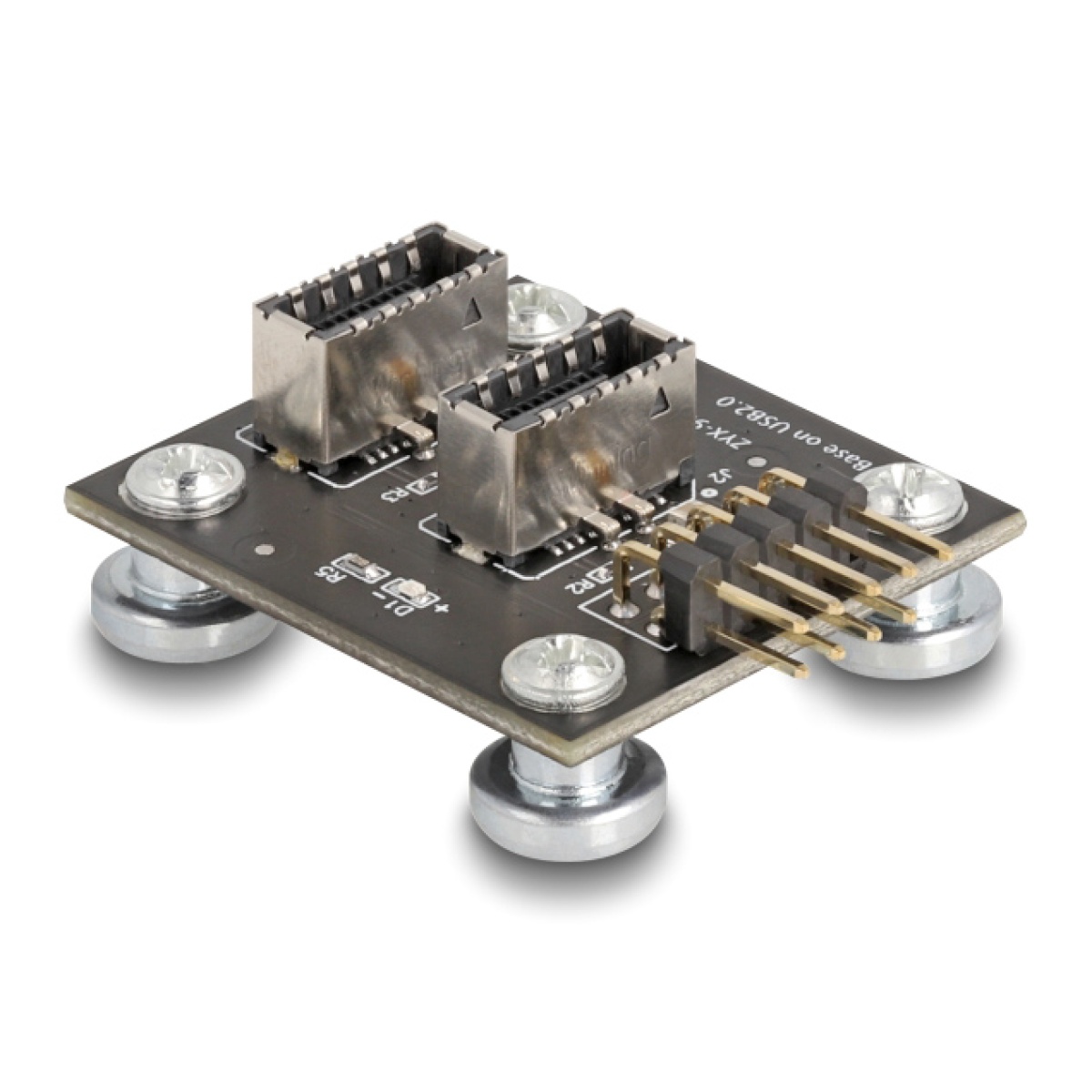 67176 DELOCK αντάπτορας USB 2.0 Pin σε 2x USB Type-E Key A 67176 με USB pin καλώδιο - Image 1