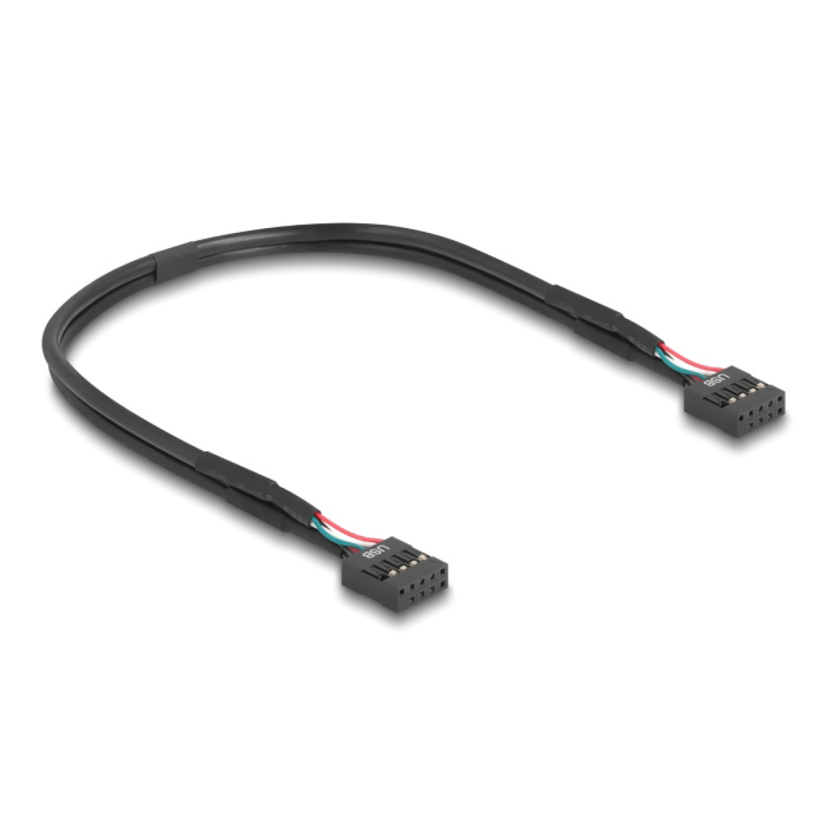 DELOCK αντάπτορας USB 2.0 Pin σε 2x USB Type-E Key A 67176 με USB pin καλώδιο - Image 5
