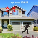 POWERTECH ηλιακή σειρήνα PT-1287, εξωτερικού χώρου, 120dB, κόκκινη - Image 3