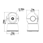 UNIARCH smart κάμερα UHO-S2E-M4, 4MP, WiFi, PTZ, SD - Image 4
