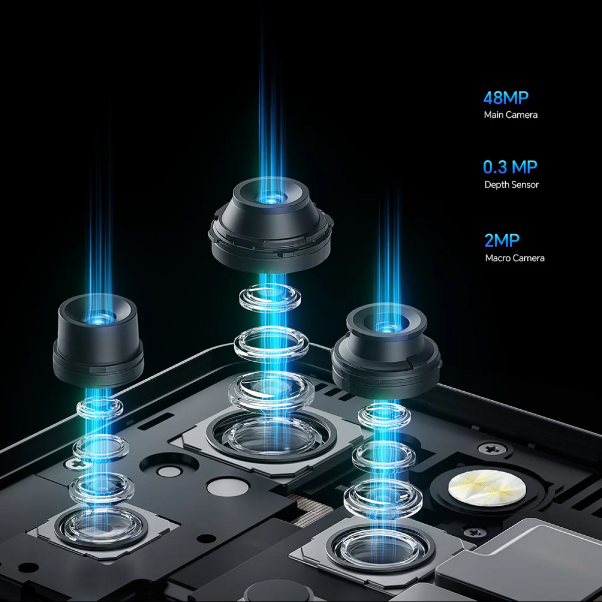 OUKITEL smartphone WP52, 6.6", 4/256GB, 5G, 6500mAh, IP68/IP69K, μαύρο - Image 7