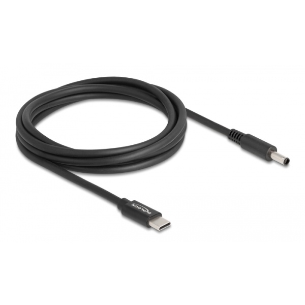 DELOCK καλώδιο τροφοδοσίας 87974, USB-C σε Dell 4.5x3mm, 1.5m, μαύρο