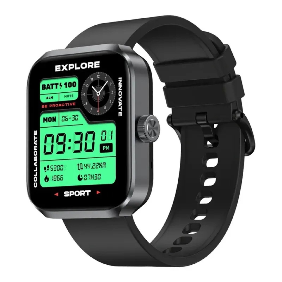BEYOND3PLUS-BK ZEBLAZE smartwatch Beyond 3 Plus, heart rate, 1.78" AMOLED, GPS, 3 ATM, μαύρο - Image 1