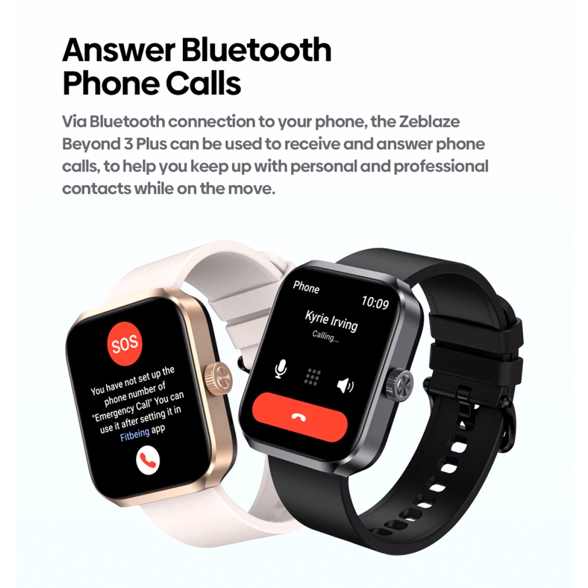 ZEBLAZE smartwatch Beyond 3 Plus, heart rate, 1.78" AMOLED, GPS, 3 ATM, μαύρο - Image 8