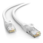 POWERTECH καλώδιο δικτύου CAB-N359, Cat 5e U/UTP, CCA, 100Hz, 7.5m, λευκό