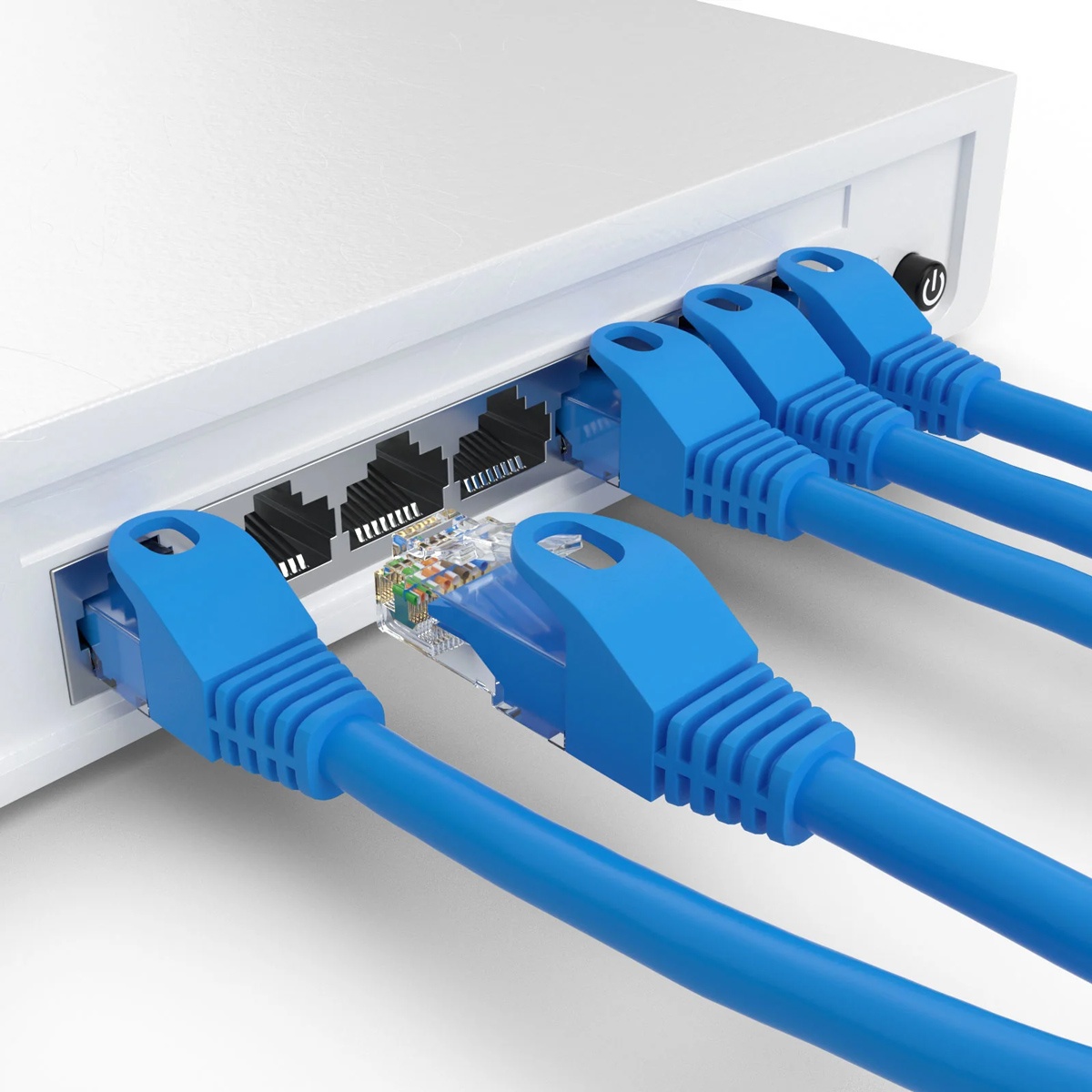POWERTECH καλώδιο δικτύου CAB-N395, Cat 6 U/UTP, CCA, 250Hz, 7.5m, μπλε - Image 2