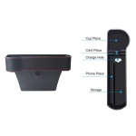 Σετ θηκών για καθίσματα αυτοκινήτου CAR-0014 με ποτηροθήκη, μαύρο, 2τμχ - Image 4