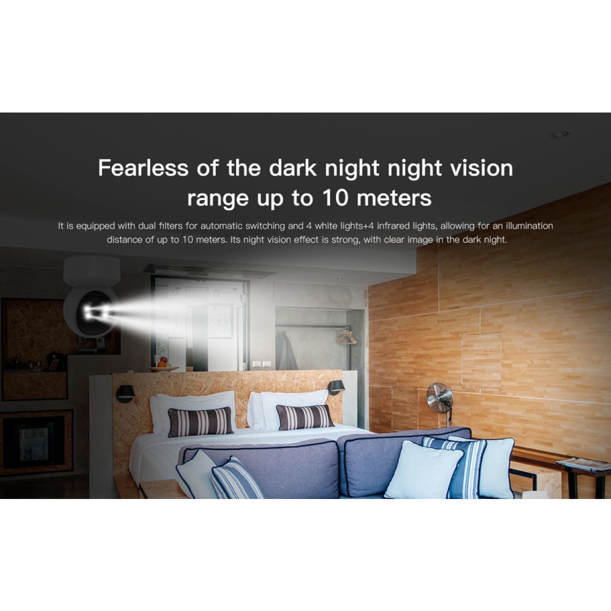 VSTARCAM smart IP κάμερα CS49L, 3MP, WiFi, PTZ - Image 8