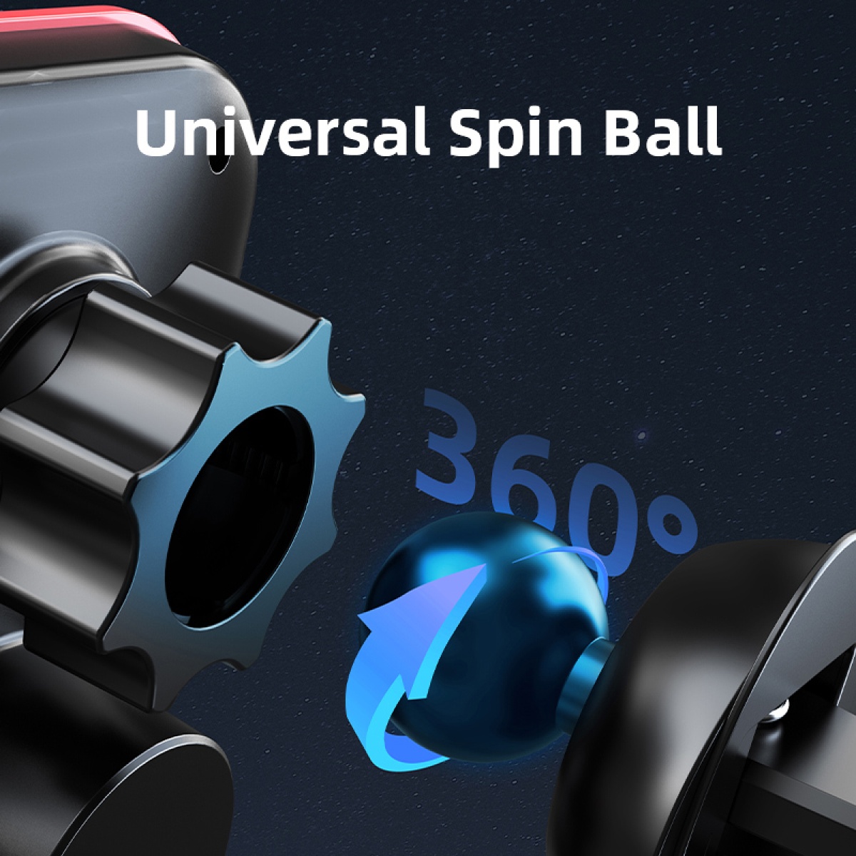 CABLETIME ασύρματος φορτιστής & βάση αυτοκινήτου CT-PH01-PB, 15W, μαύρο - Image 4