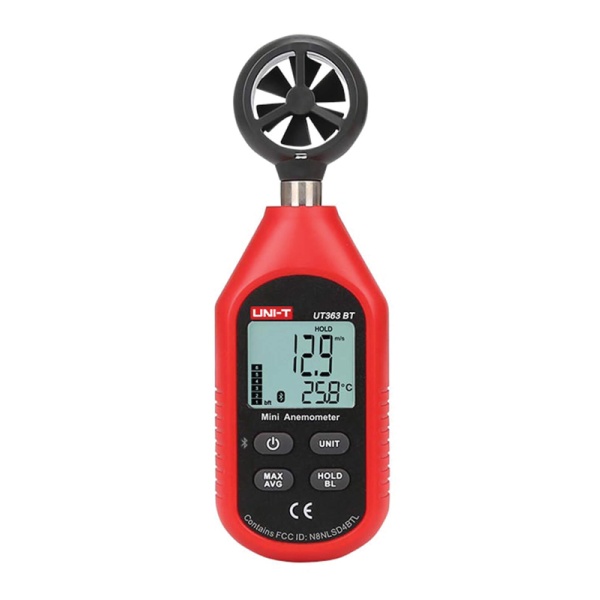 UNI-T ψηφιακό ανεμόμετρο UT363BT, 0-30m/s, Bluetooth