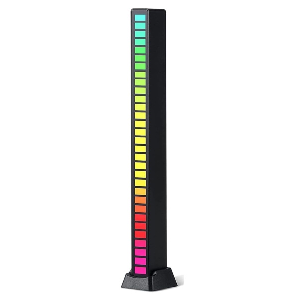 LED φωτορυθμικό φωτιστικό ZS52, RGB, 5W, μαύρο