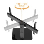 POWERTECH επιτραπέζια βάση τηλεόρασης PT-1328, 37-70", έως 40kg - Image 4