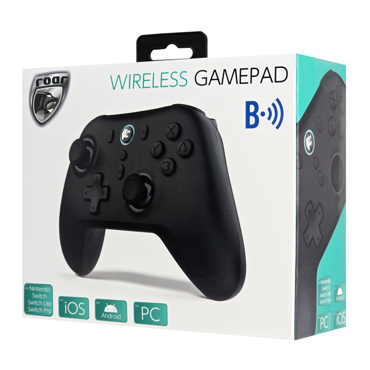 ROAR ασύρματο gamepad RR-0025 για Switch/PC/iOS/Android, Bluetooth, μαύρο - Image 6