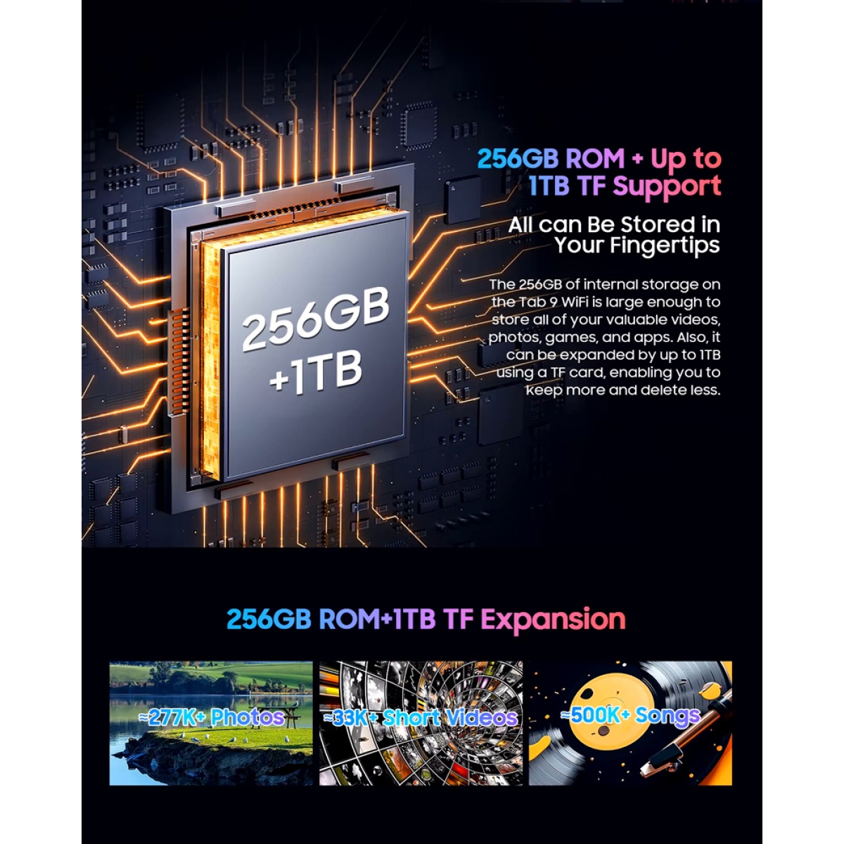 BLACKVIEW tablet Tab 9 WiFi, 11", 6/256GB, Android 14, 8200mAh, γκρι - Image 7