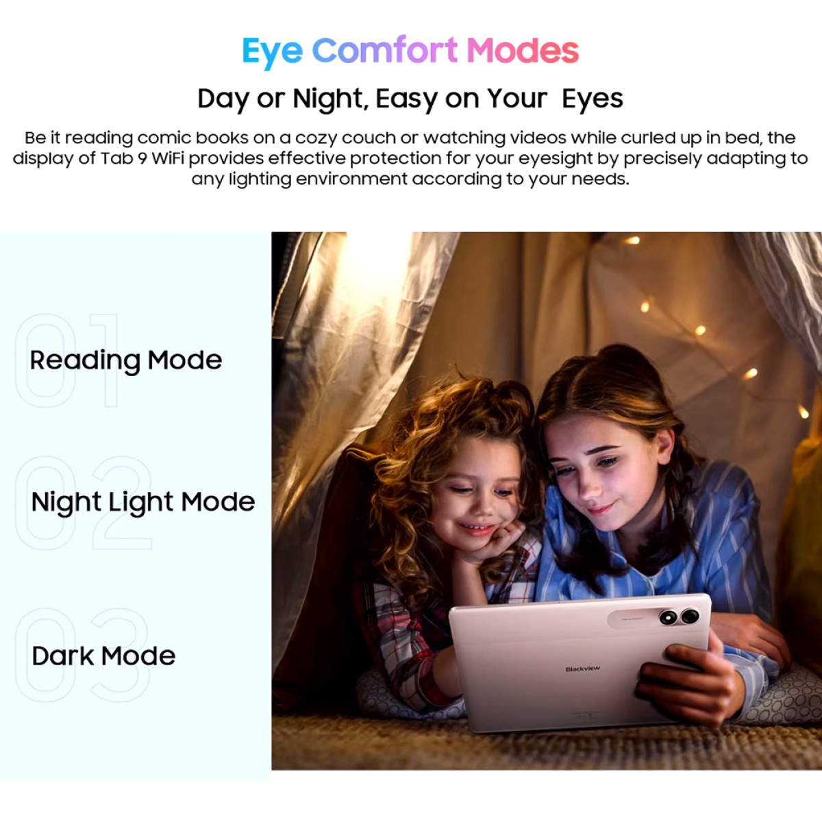 BLACKVIEW tablet Tab 9 WiFi, 11", 6/256GB, Android 14, 8200mAh, γκρι - Image 15