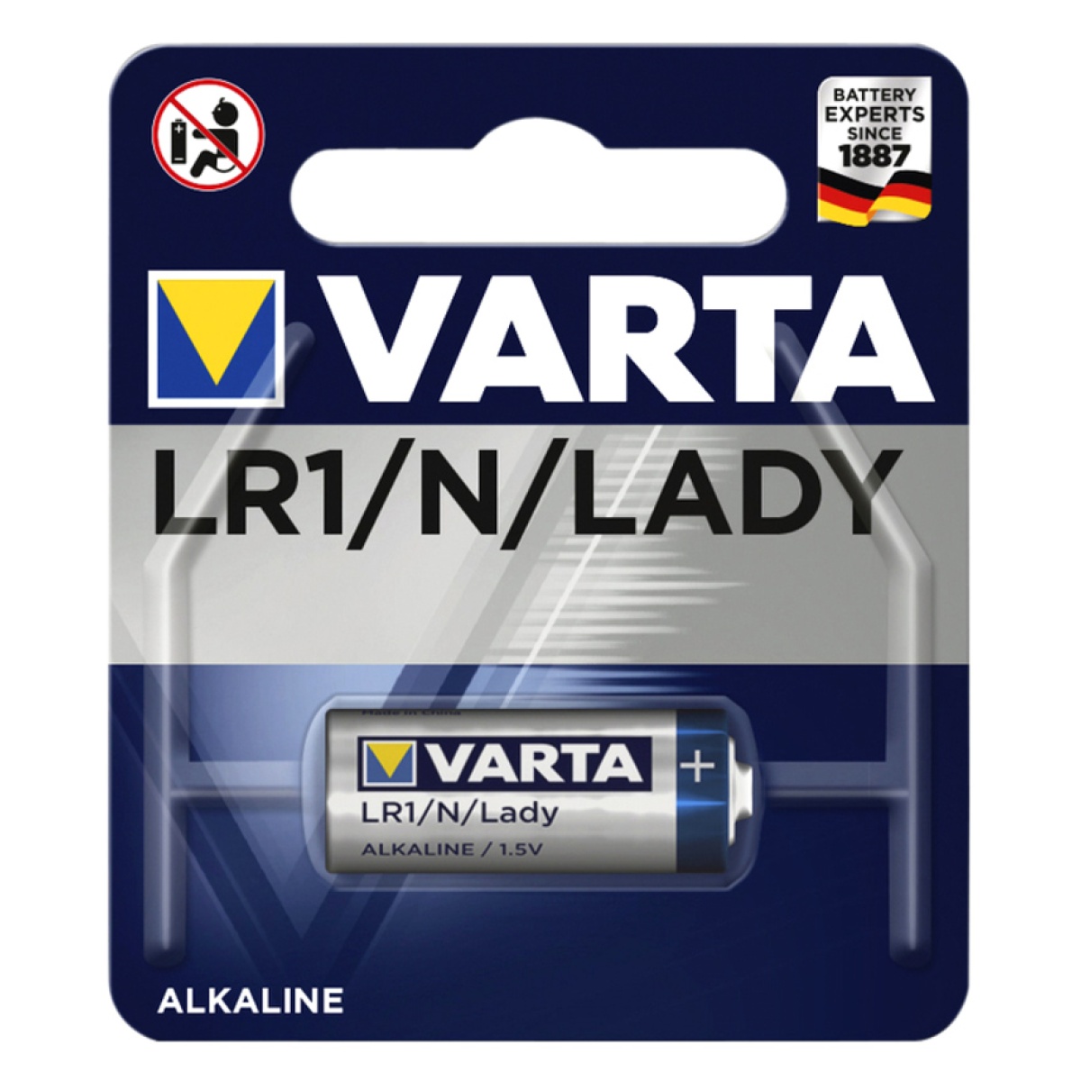 VLADY-LR1 VARTA αλκαλική μπαταρία LADY LR1 N, 1.5V, 1τμχ - Image 1