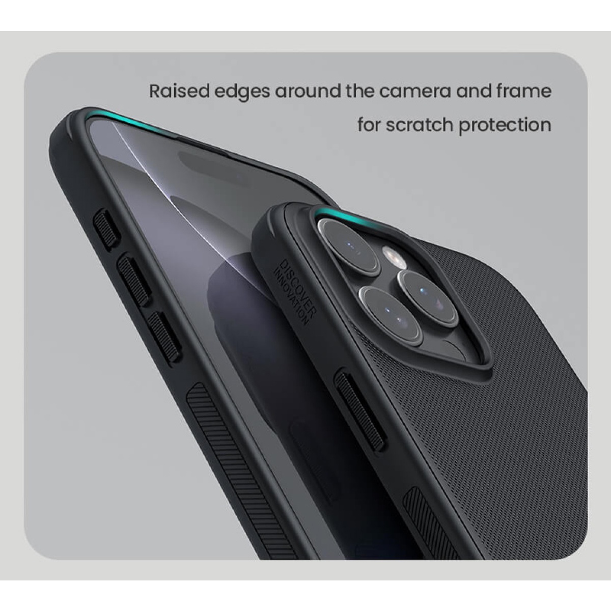 NILLKIN θήκη Super Frosted Shield Pro για iPhone 16 Pro, μαύρη - Image 2