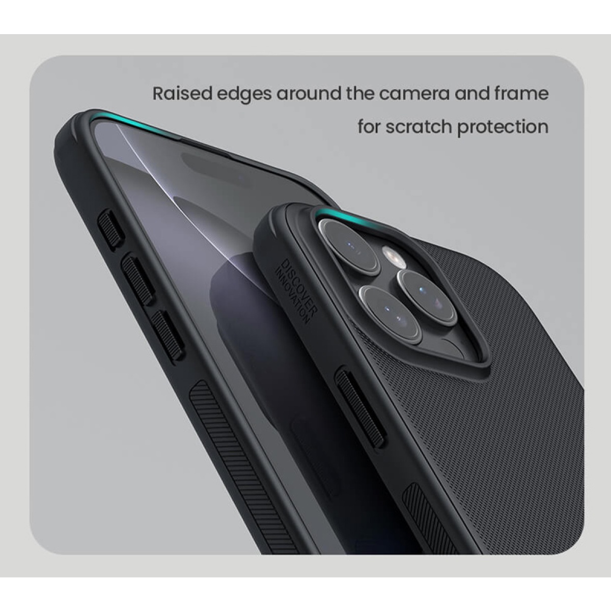 NILLKIN θήκη Super Frosted Shield Pro Magnetic για iPhone 16 Pro, μαύρη - Image 3