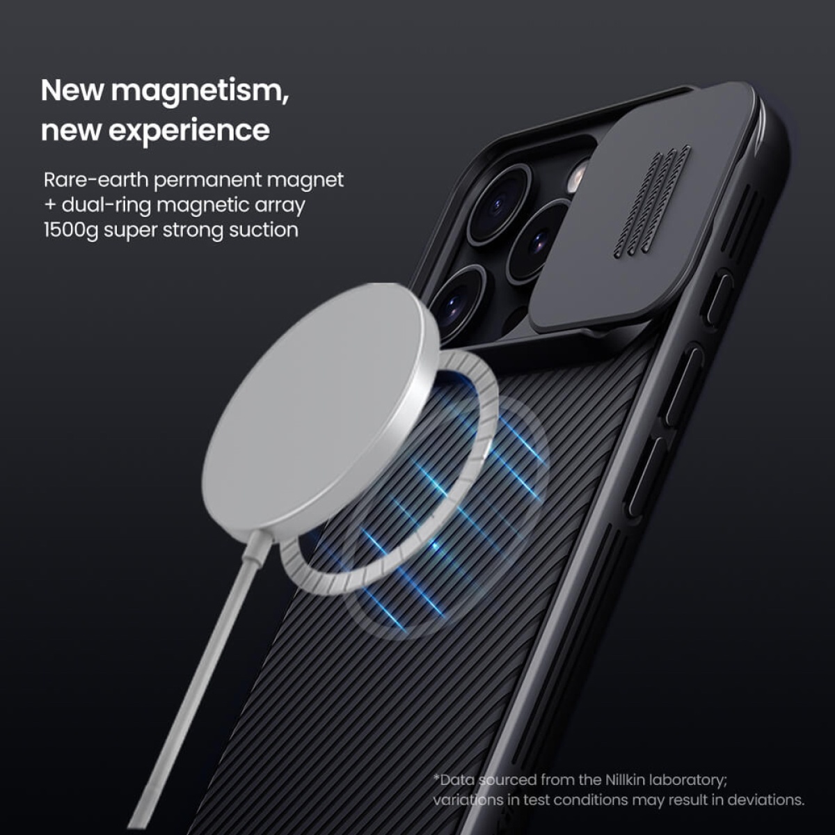 NILLKIN θήκη CamShield Pro Magnetic για iPhone 16 Pro, μαύρη - Image 5