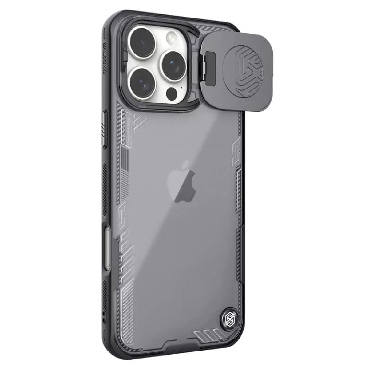NILLKIN θήκη Iceblade Prop για iPhone 16 Pro, διάφανη-μαύρη - Image 3