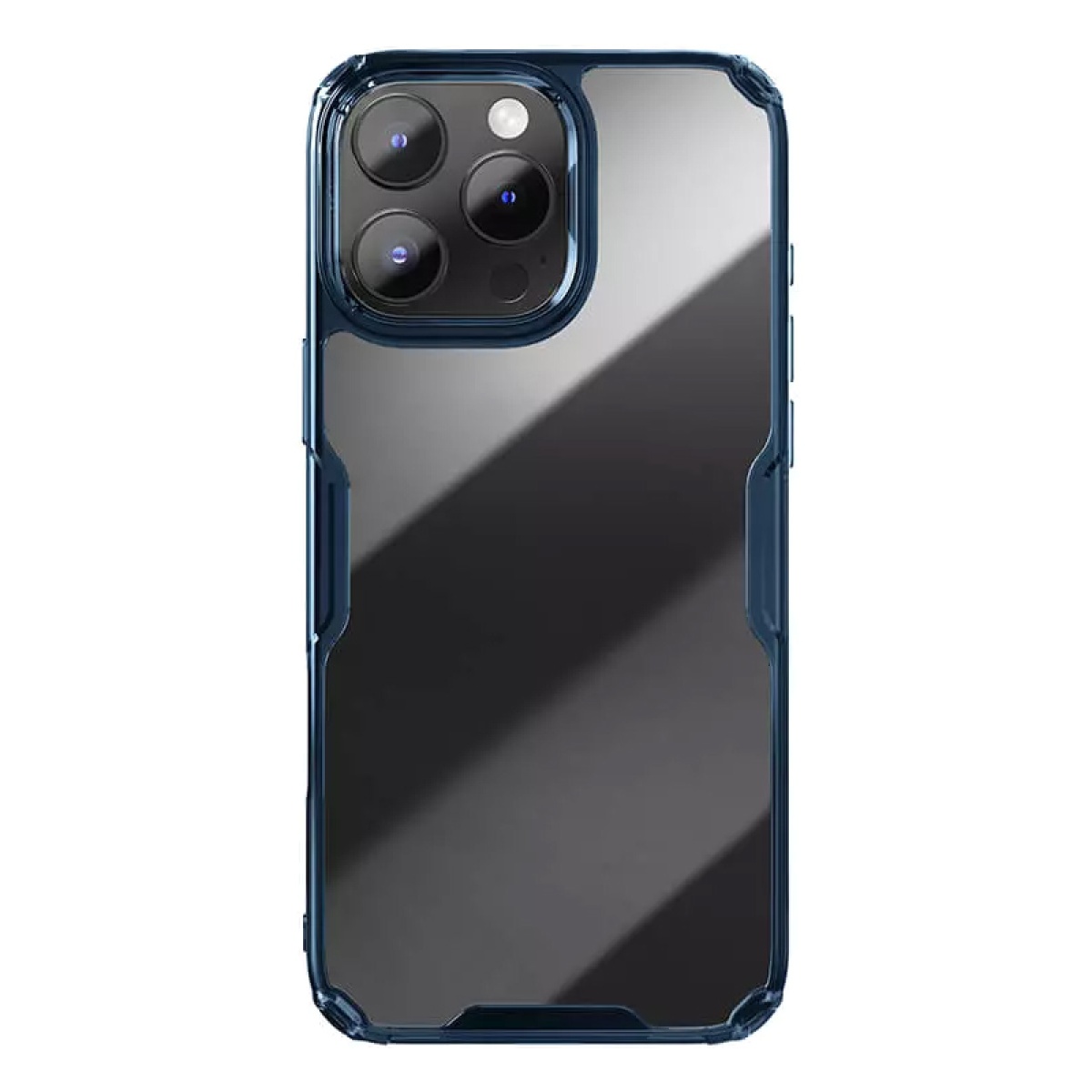NILLKIN θήκη Nature TPU Pro για iPhone 16 Pro, διάφανη-μπλε - Image 1