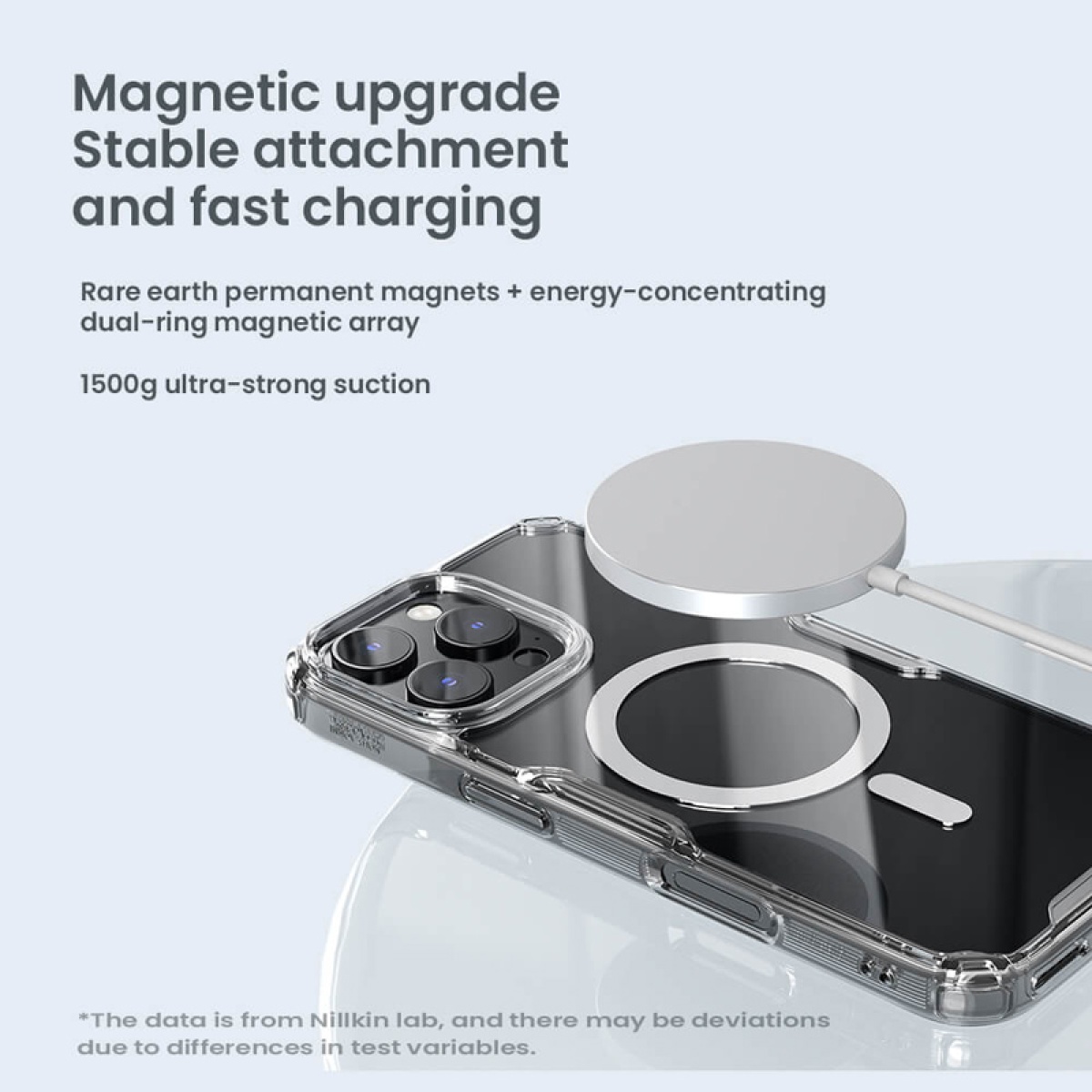 NILLKIN θήκη Nature TPU Pro Magnetic για iPhone 16 Pro, διάφανη - Image 2