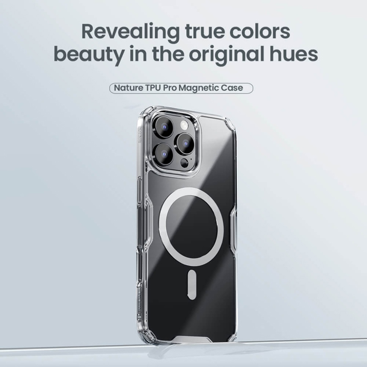 NILLKIN θήκη Nature TPU Pro Magnetic για iPhone 16 Pro, διάφανη - Image 3